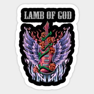 LAMB OF GOD BAND XMAS Sticker